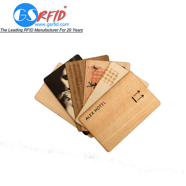 2019 Good Quality Wooden Baby Milestone Cards - RFID Wooden card NFC Bamboo key card – GSRFID