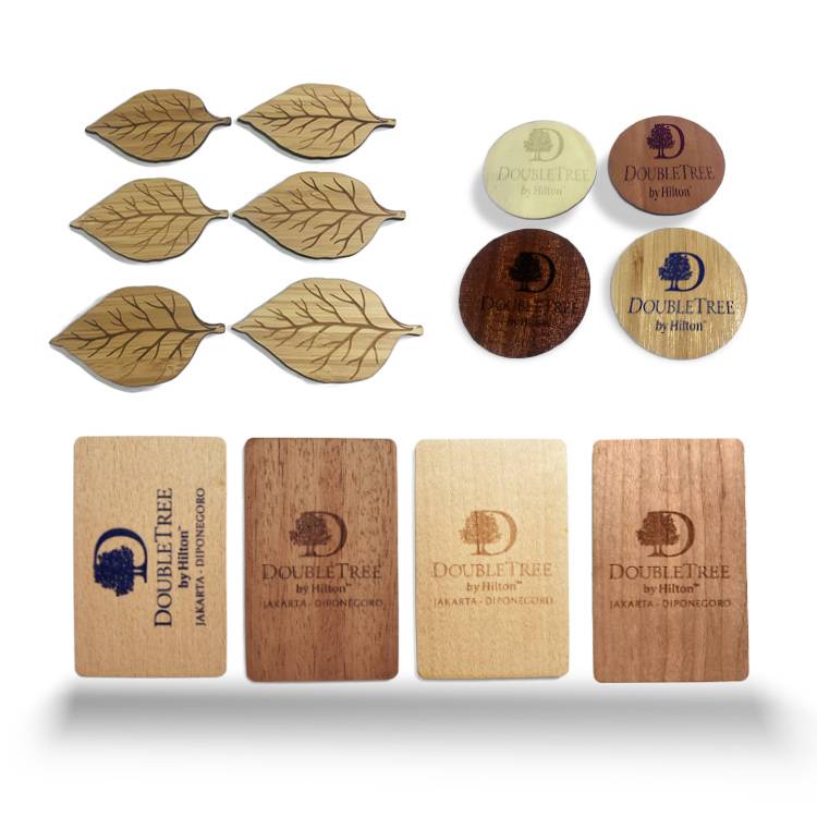 Hot New Products Business Cards Printed On Wood -
 RFID Wooden Key card RFID Bamboo key card – GSRFID