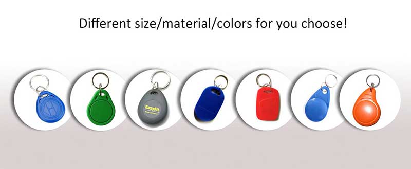 What are the advantages of the RFID keyfobs