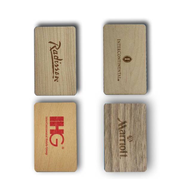 Newly Arrival Saflok Key -
 Wooden Hotel key cards – GSRFID