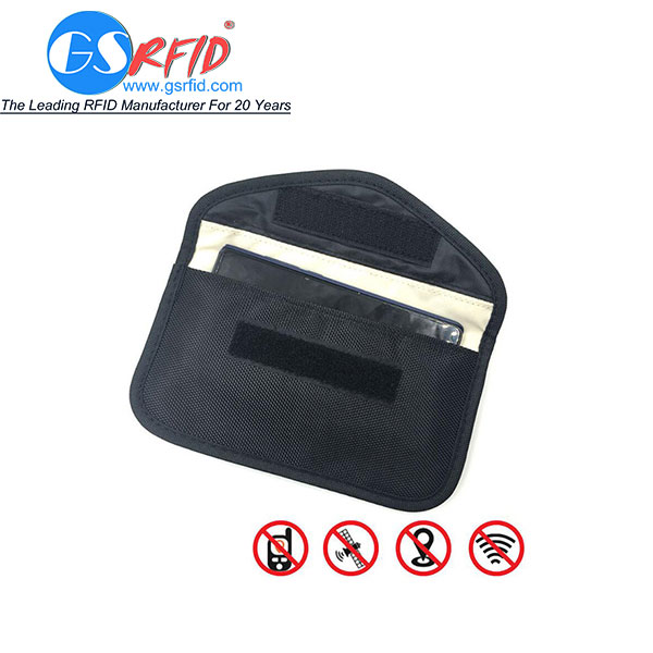 GS1301 2 Pack Car Key Signal Blocking Bag And Signal RFID Blocking Protector For Credit Cards