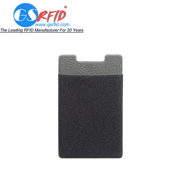 GS1200 3M self adhesive sticker pu lycra Phone portable Smart Wallet