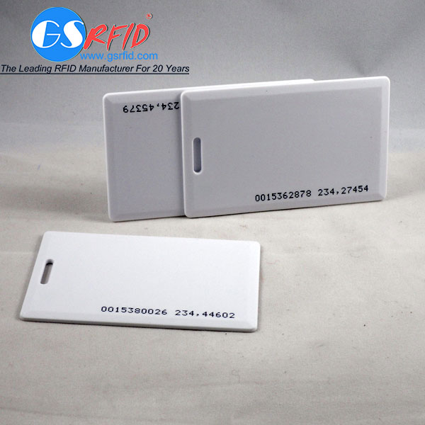 Factory Cheap Hot Contactless Smart Card - RFID proximity card CR80 PVC card 125Khz card – GSRFID