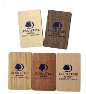 wooden and bamboo RFID hotel key card manufacturer in China