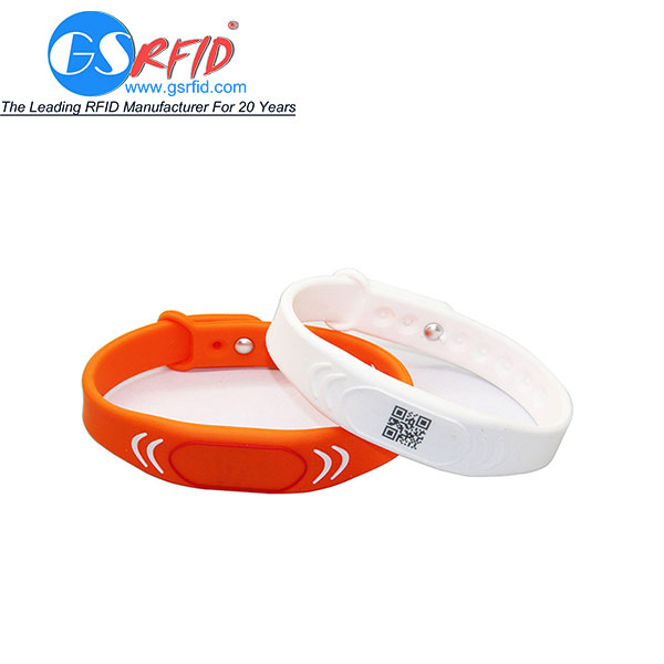RFID Waterproof silicone wristbands fitness gym bracelets