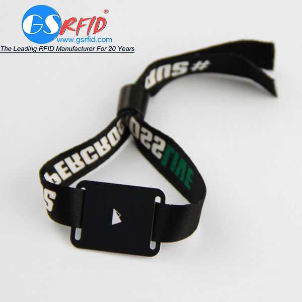 RFID Fabric wristbands and bracelets for music festival