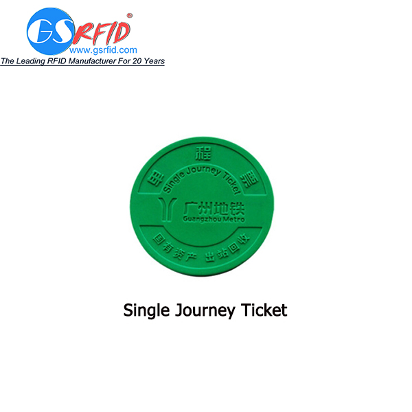 Reasonable price 13.56 Mhz Rfid Tag  - RFID Token Tag For Metro Single Coin Ticket – GSRFID