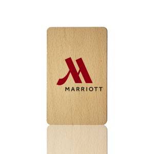 Wholesale RFID wooden bamboo cards ,wooden hotel key cards