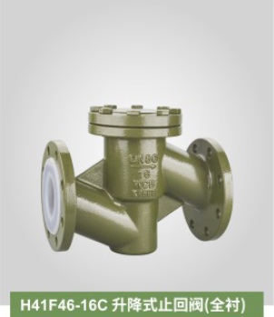 Factory directly supply Waterfall Faucet - H41F46-46C Lift check valve (fully lined) – Haimei