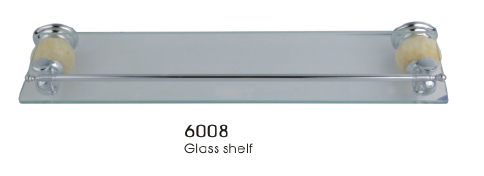 Manufactur standard Bathroom Accessories - 6008 Glass shelf – Haimei