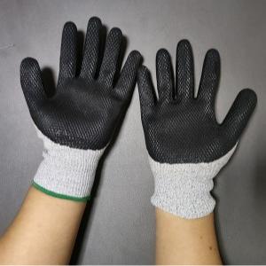 Physical dimpled grain gloves with excellent abrasion latex gloves