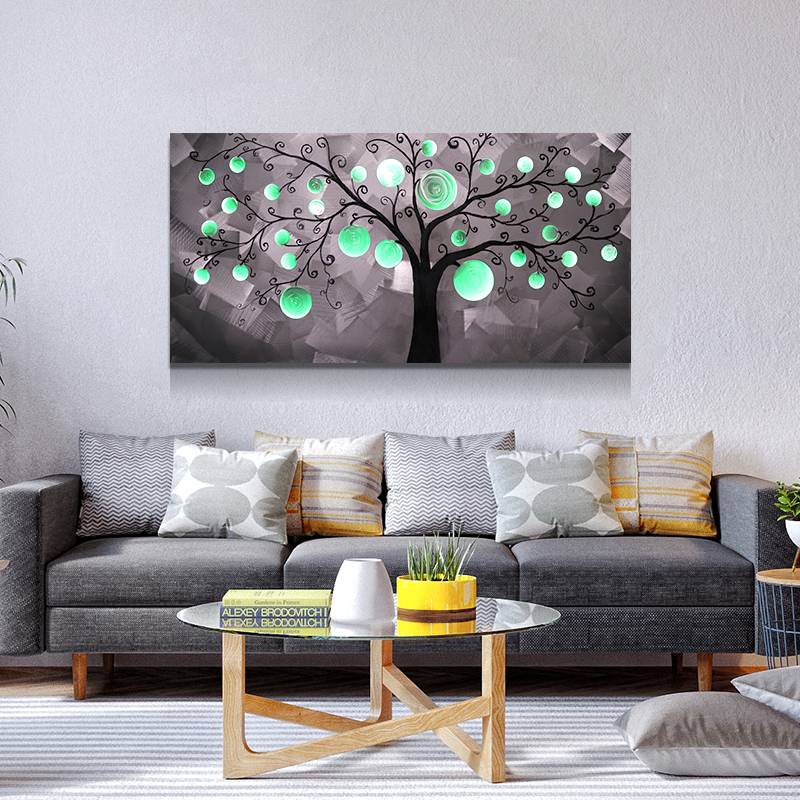 Kina fe træ 3D LED maleri moderne væg dekoration til salg Fremstilling fabrik | Smuk boligindretning