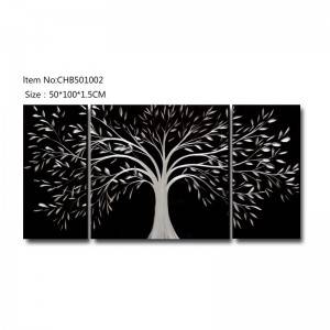 3D life of tree metal oil painting contemprory wall art decoration