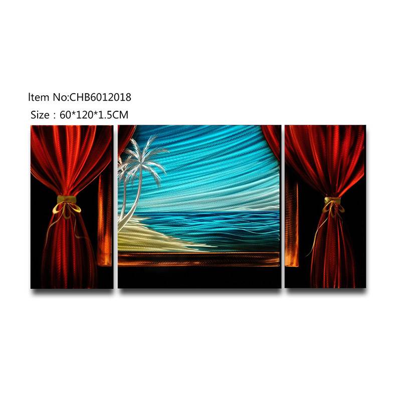 2020 China New Design Metal Wall Art - 3D handmade stage metal oil painting modern wall art decor – Handsome Home Decor