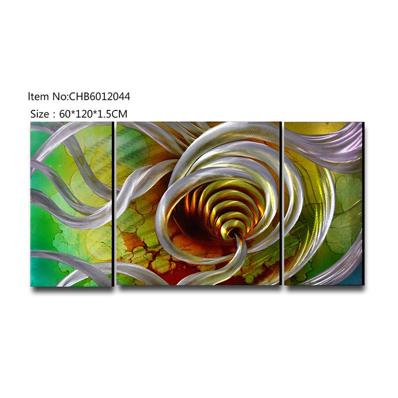 CHB6012044 abstract 3D metal oil painting modern wall art decor handmade