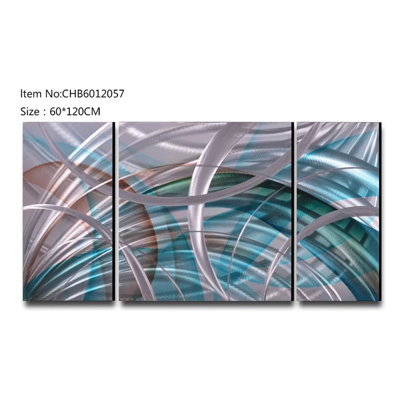 CHB6012057 abstract 3D metal oil painting modern wall art decor handmade