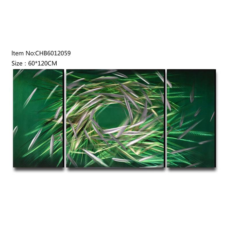 CHB6012059 abstract 3D metal oil painting modern wall art decor handmade