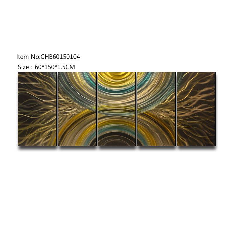 CHB60150104 abstract 3D handmade oil painting modern metal wall art decoration