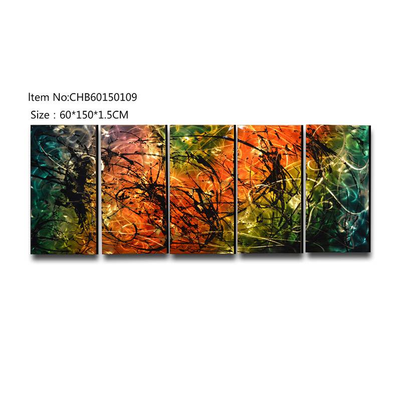 CHB60150109 abstract 3D handmade oil painting modern metal wall art decoration
