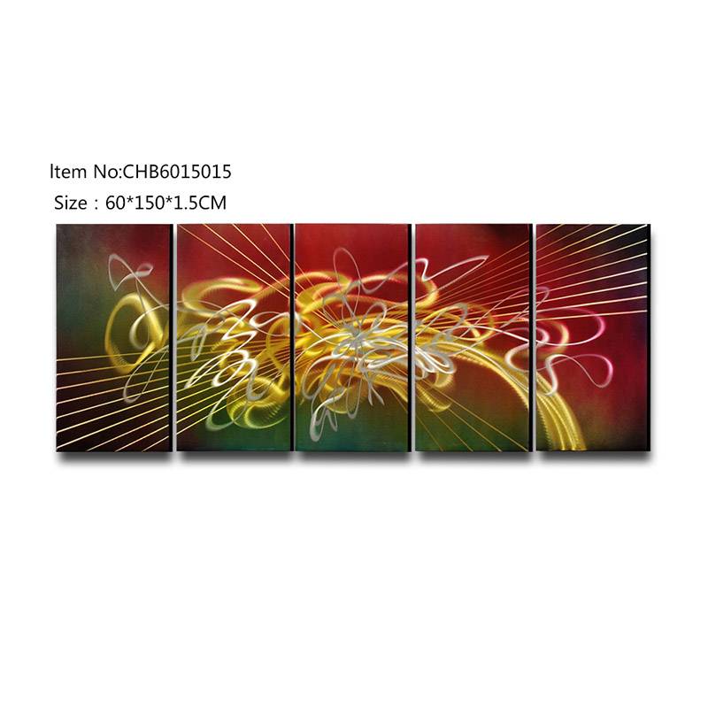 CHB6015015 abstract 3D handmade oil painting modern metal wall art decoration