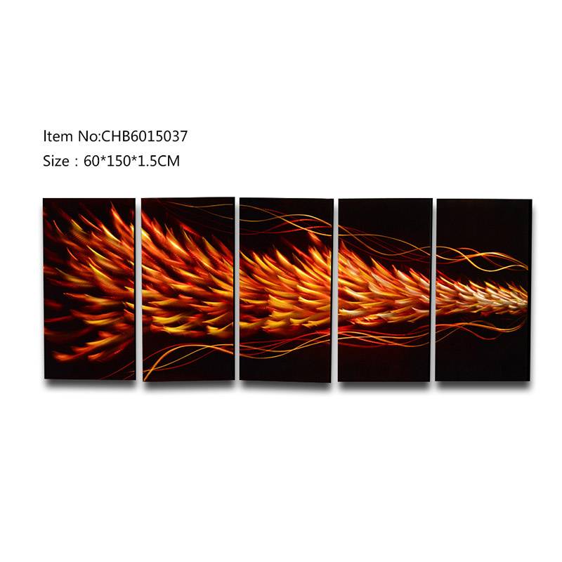 Wholesale Price Metal Wall Decor - Abstract 3D handmade oil painting modern metal wall art decoration – Handsome Home Decor