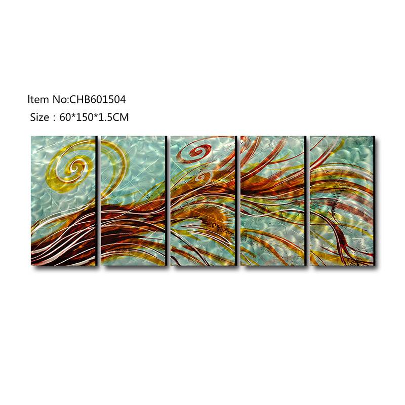 Abstract tree 3D handmade oil painting modern metal wall art decoration Featured Image