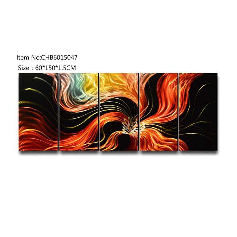 CHB6015047 abstract 3D handmade oil painting modern metal wall art decoration