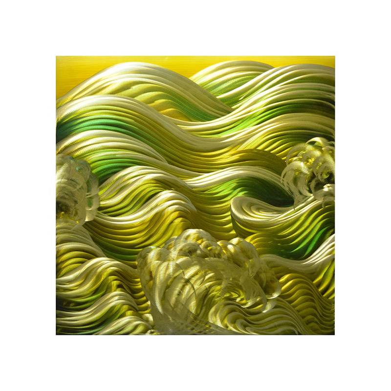 CHB808059 seawave 3D metal oil painting modern  interior home wall art decor