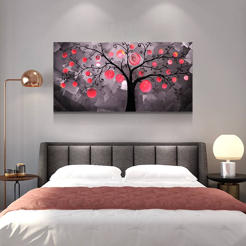 fairy tree 3D metal LED painting modern home wall arts decoration for sale Featured Image