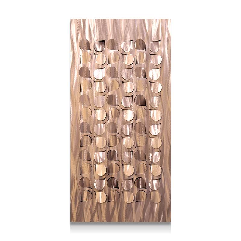 Unique abstract metal LED laser painting modern interior wall arts with lights decor wholesale from China