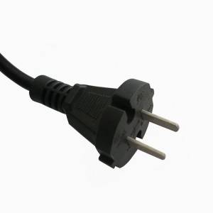 China 2pin round Power Cord plug