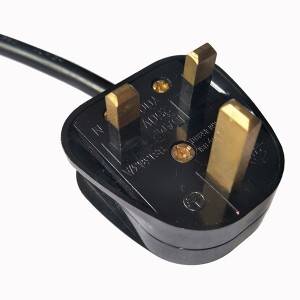 UK BS standard ASTA approved mains power cord