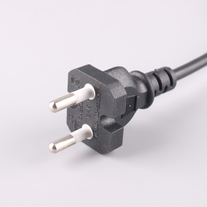 KC Aprobată 2 Cablu de alimentare Pin