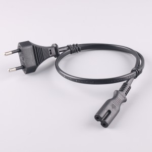 VDE European 2pin power cords with C7