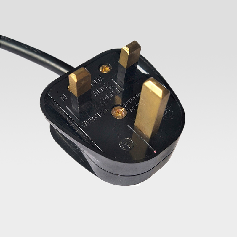 Factory making European AC Adapter Input Power Cord -
 UK assembled plug – Handy