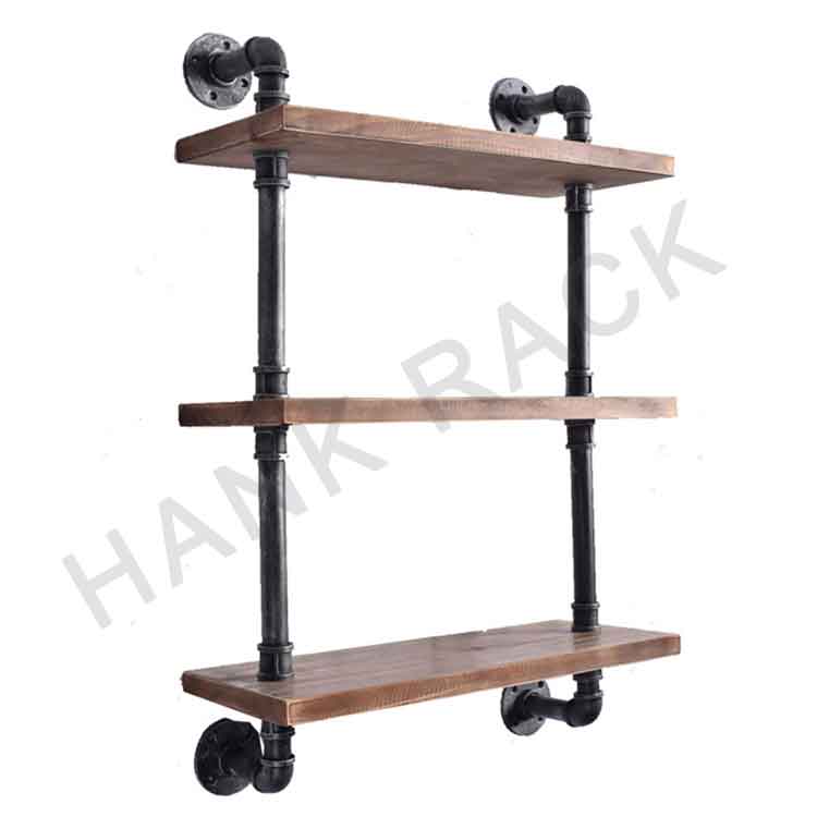 Competitive Price for Office Table Legs - Pipe Bracket Floating Shelf – Hank