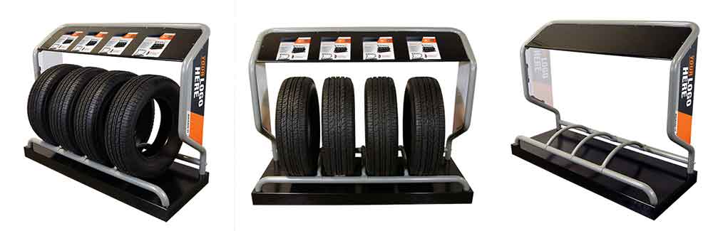 New Deluxe Tire Display Stand TD-08