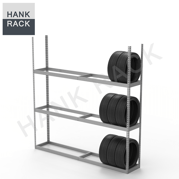 Good quality Mobile Fabric Roll Rack -
 3 Levels Boltless Tire Rack – Hank