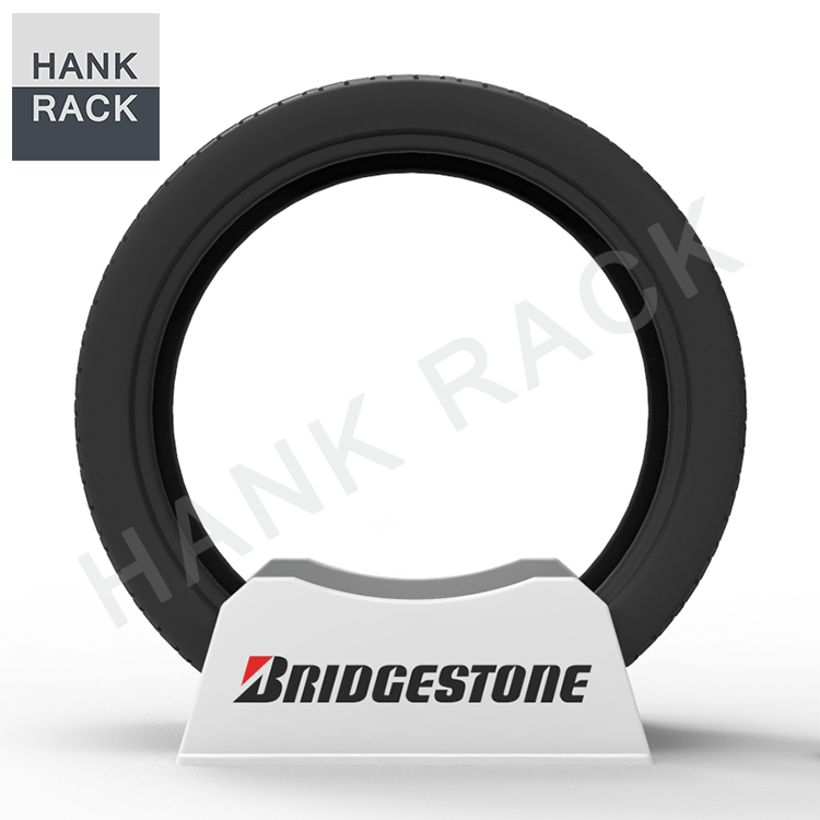 Bridgestone Tire Stand Plastic Car Tyre Rack Storage Exhibition Base Featured Image