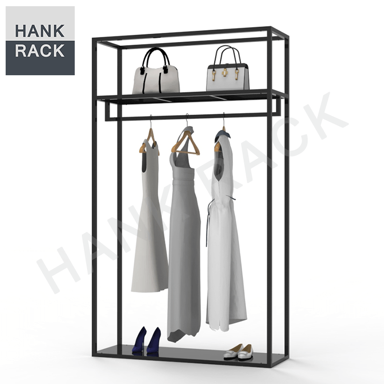 Manufacturer for Tire Holder -
 Garment Clothes Store Fixtures Shop Fittings and Display Clothing Rack – Hank