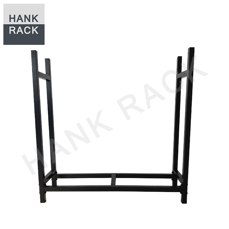 Amazon Hot Selling 4ft Firewood Rack Shelf Stand Stacker Steel Fireplace Log Holder Featured Image