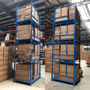 Storage Transport Stack Pallet Rack Stillage Container Steel Folding Rack