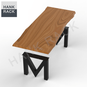 Modern Table Bench Leg Support Base M Shape Table Leg
