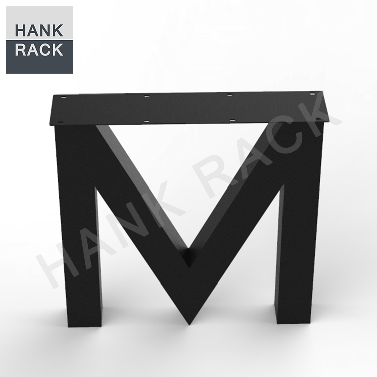Wholesale Steel Shelf Bracket -
 China Ningbo Factory Direct Metal M Table Leg – Hank