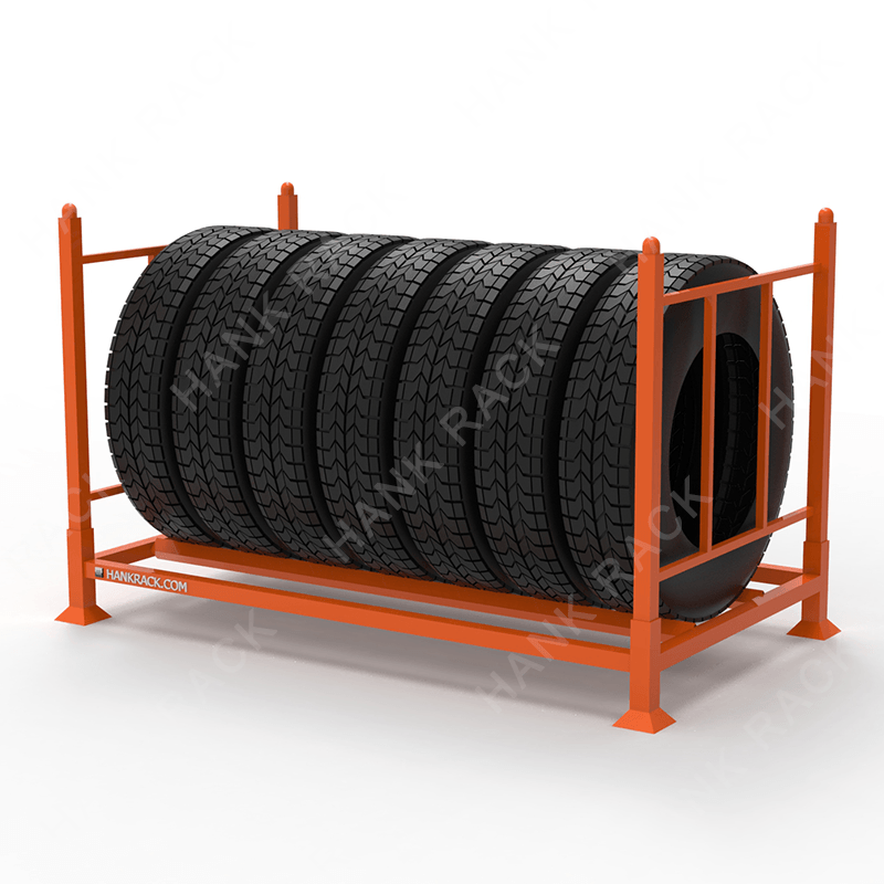 Portable Tyre Rack for Passenger Suv and Truck Tyres Featured Image