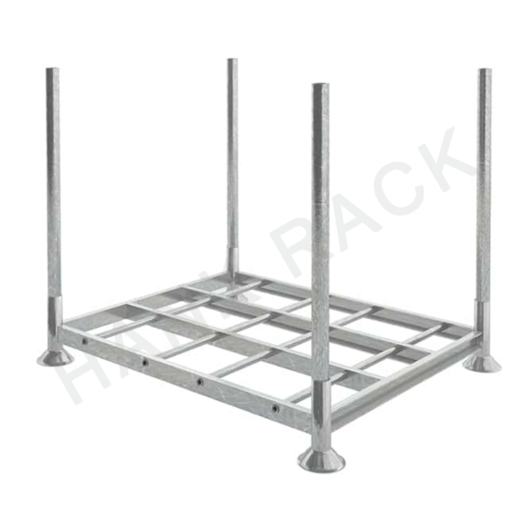 China Manufacturer for Stackabl Fabric Roll Rack -
 Post Removable Galvanized Stacking Rack Demountable Post Pallet – Hank