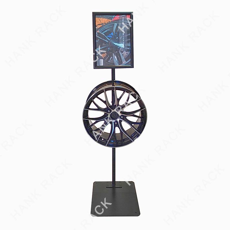 China Spinning Display Stand for car wheel tires factory and manufacturers
