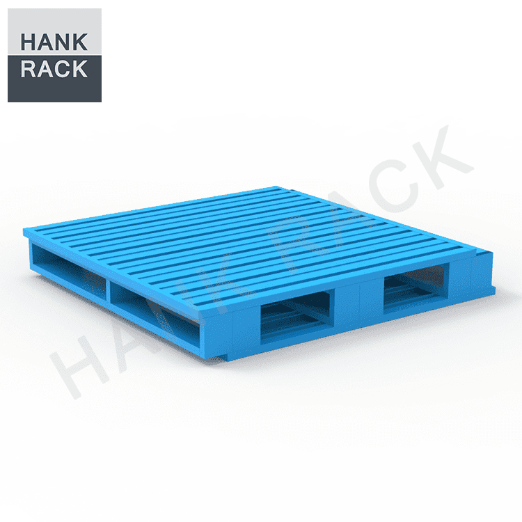 Factory making Industrial Stacking Pallet Rack -
 4 way entry metal pallet – Hank