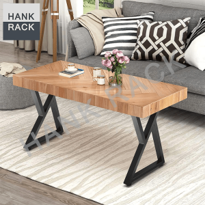 Chinese wholesale Home Wall Shelves - Triangle Shape Dining Table Desk Legs DIY Iron Bench Legs – Hank