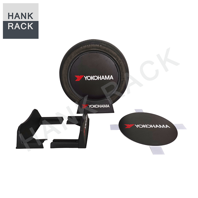 Factory wholesale Wall Mounted Tire Rack -
 China Ningbo Factory Direct Plastic Tire Brand Display – Hank